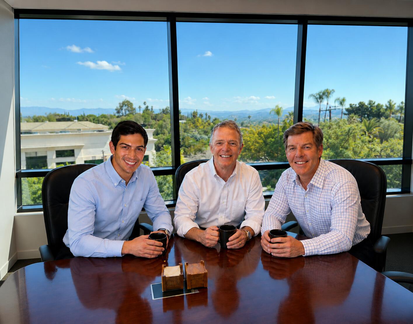 RED Seven Wealth Management team: Jerod Fenton, John Richardson, and Rosario Scappaticci